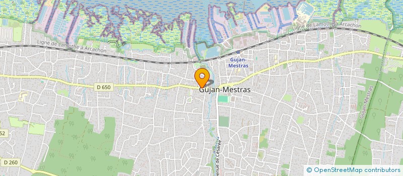 localisation de l'entreprise LA LAVERIE DU COIN  GUJAN-MESTRAS