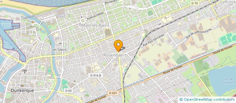 localisation de l'entreprise LA LAVERIE DU COIN DK à DUNKERQUE