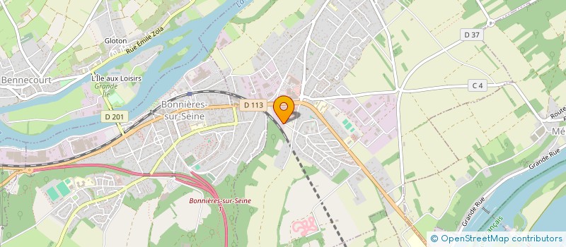 localisation de l'entreprise LA LAVERIE DU MANTOIS  FRENEUSE