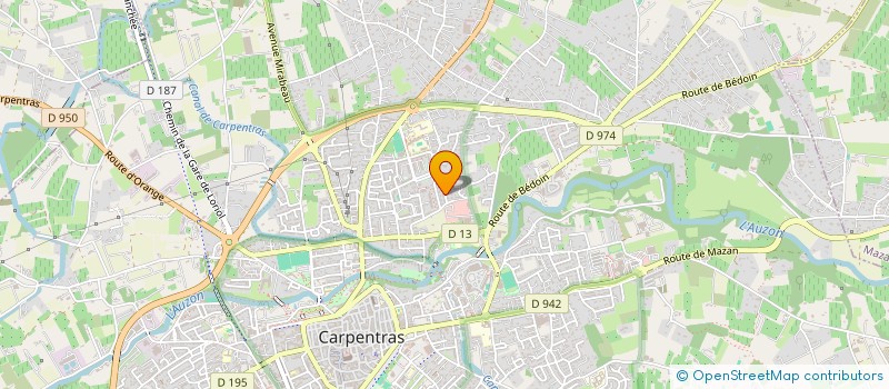 localisation de l'entreprise LA LAVERIE MORIEROISE à CARPENTRAS