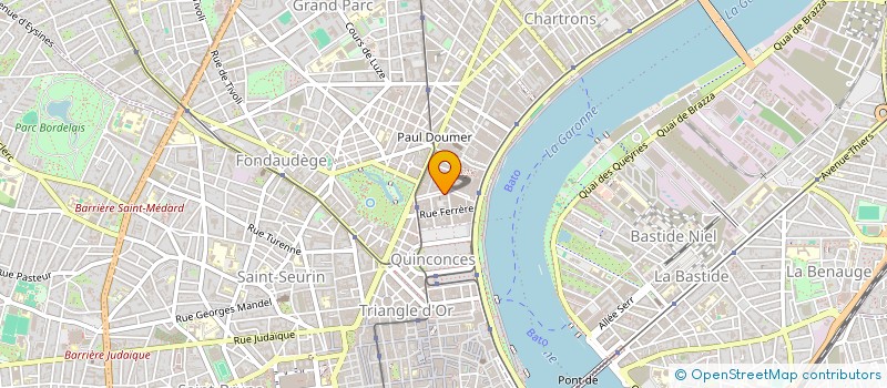 localisation de l'entreprise LA LEBADE  BORDEAUX