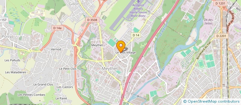 localisation de l'entreprise LA LEGENDE à ANNECY