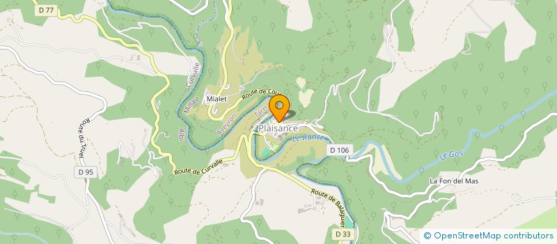 localisation de l'entreprise LA LEGENDE  PLAISANCE