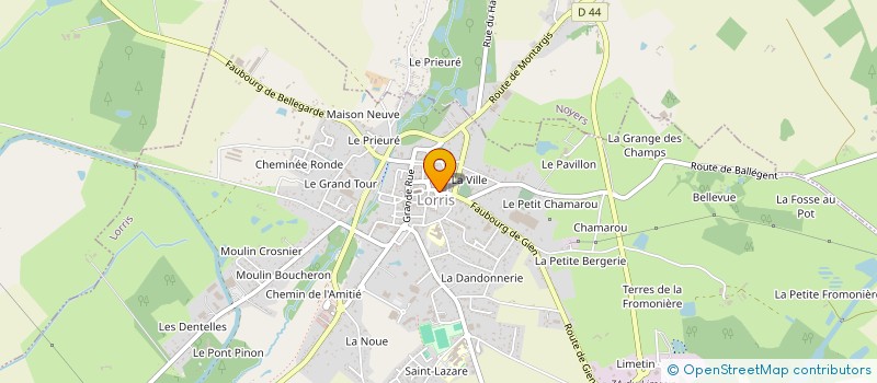 localisation de l'entreprise LA LEGENDE DE JOHNNY à LORRIS