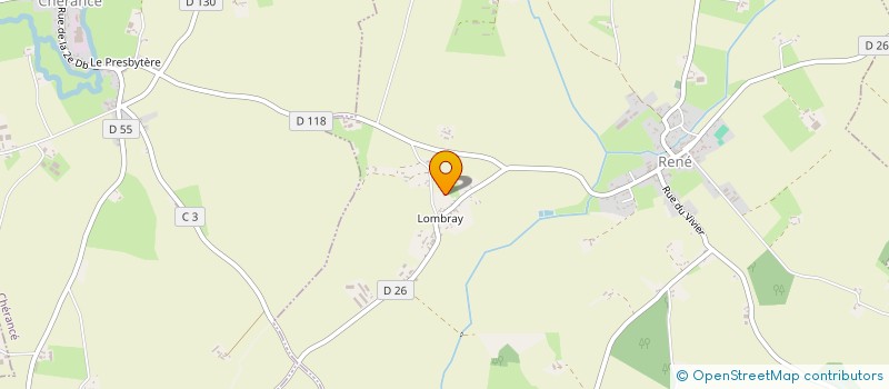 localisation de l'entreprise LA LEGENDE DE L'OUEST  RENE