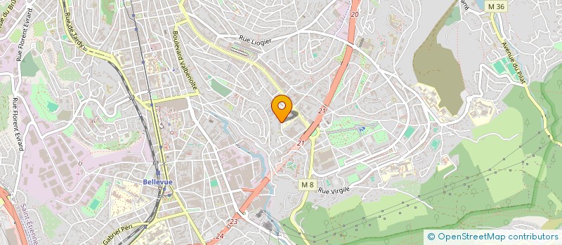 localisation de l'entreprise LA LEGENDE DES VERTS  SAINT-ETIENNE