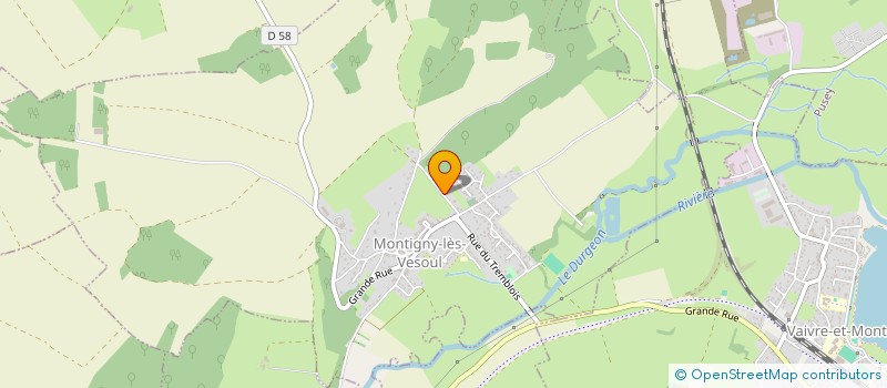 localisation de l'entreprise LA LEGERE MELINOISE  VAIVRE-ET-MONTOILLE