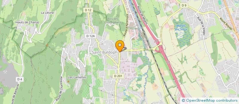 localisation de l'entreprise LA LEGION à SAINT-BALDOPH