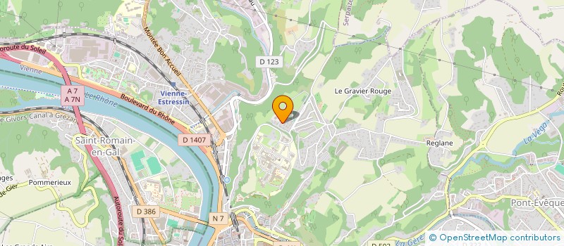 localisation de l'entreprise LA LEGION VIENNOISE  VIENNE