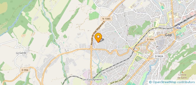 localisation de l'entreprise LA LEGRAMUSE  GAP