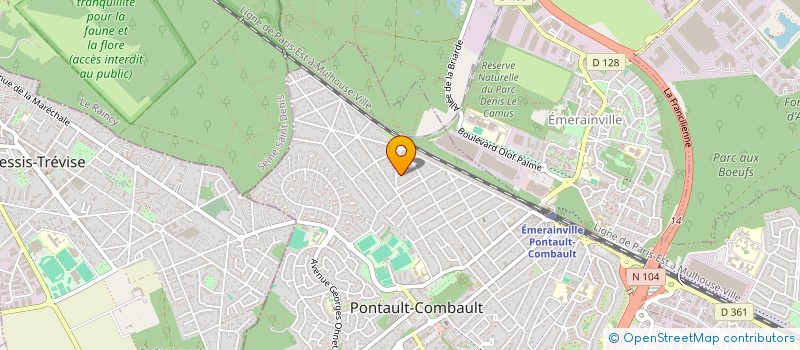 localisation de l'entreprise LA LEJEUNERIE à PONTAULT-COMBAULT