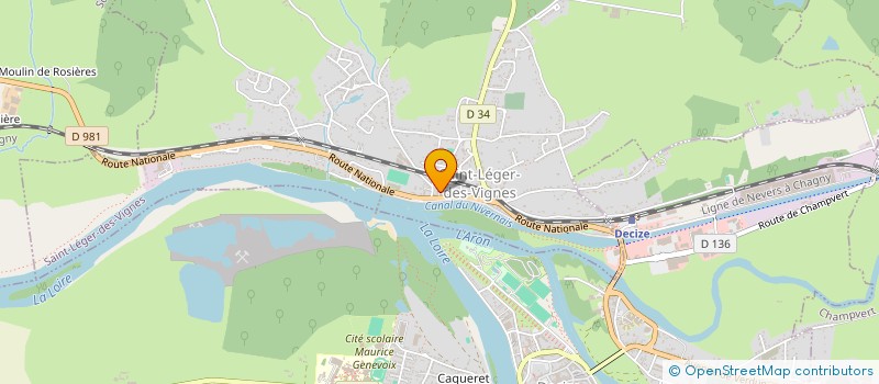 localisation de l'entreprise LA LEOGARTIENNE à SAINT-LEGER-DES-VIGNES