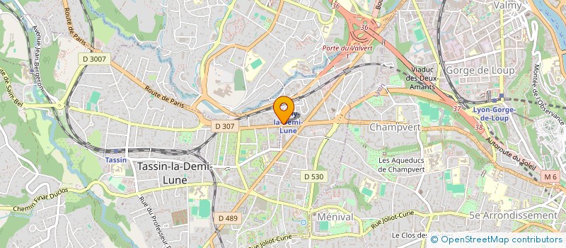 localisation de l'entreprise LA LEONA à TASSIN-LA-DEMI-LUNE