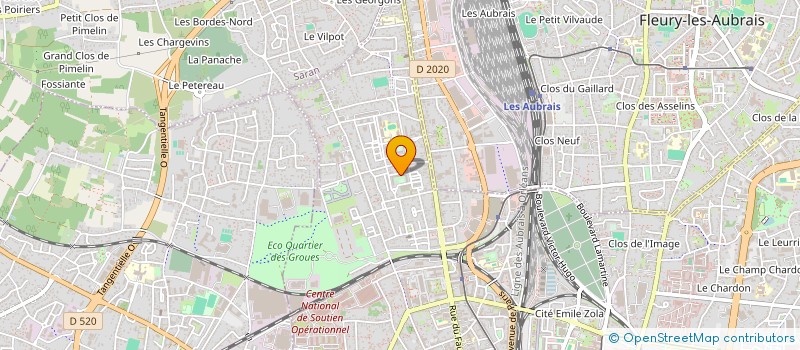 localisation de l'entreprise LA LES GENS DE...LLGD à ORLEANS