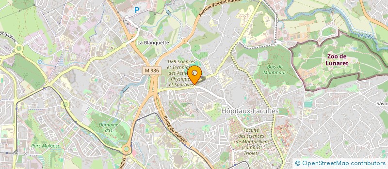 localisation de l'entreprise LA LEZARDE à MONTPELLIER