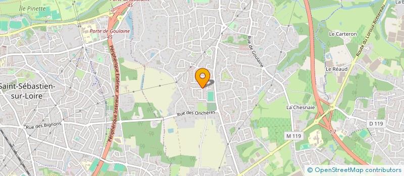 localisation de l'entreprise LA LEZARDIERE  BASSE-GOULAINE