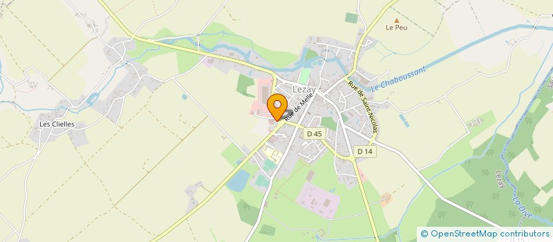 localisation de l'entreprise LA LEZEENNE à LEZAY