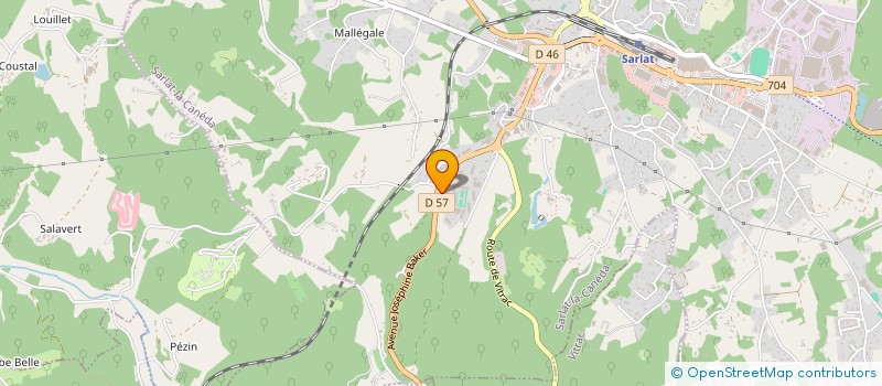 localisation de l'entreprise LA LEZINOISE MAYTIKA  SARLAT-LA-CANEDA