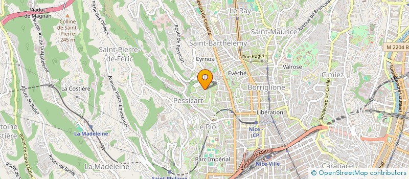 localisation de l'entreprise LA LIAISON PHILATELIQUE  NICE