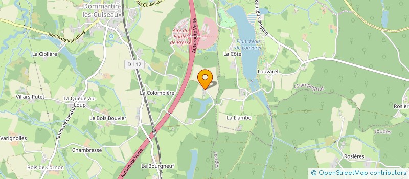 localisation de l'entreprise LA LIAMBE 39 71 à DOMMARTIN-LES-CUISEAUX