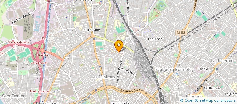 localisation de l'entreprise LA LIANE  TOULOUSE