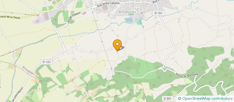 localisation de l'entreprise LA LIBELLULE  ANNEYRON