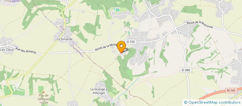 localisation de l'entreprise LA LIBELLULE à BRIE