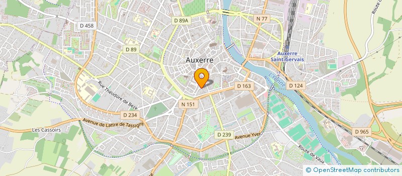 localisation de l'entreprise LA LIBERTE à AUXERRE