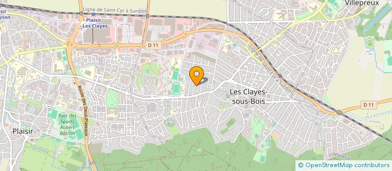 localisation de l'entreprise LA LIBERTE à LES CLAYES-SOUS-BOIS