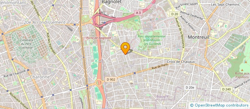 localisation de l'entreprise LA LIBERTE à BAGNOLET
