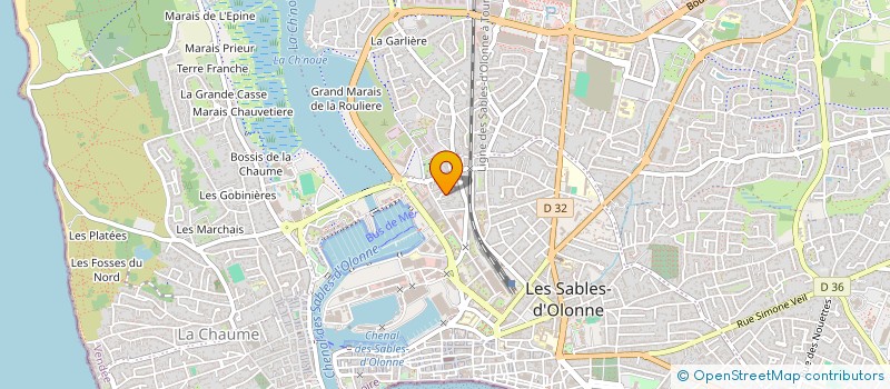 localisation de l'entreprise LA LIBERTE à LES SABLES D'OLONNE