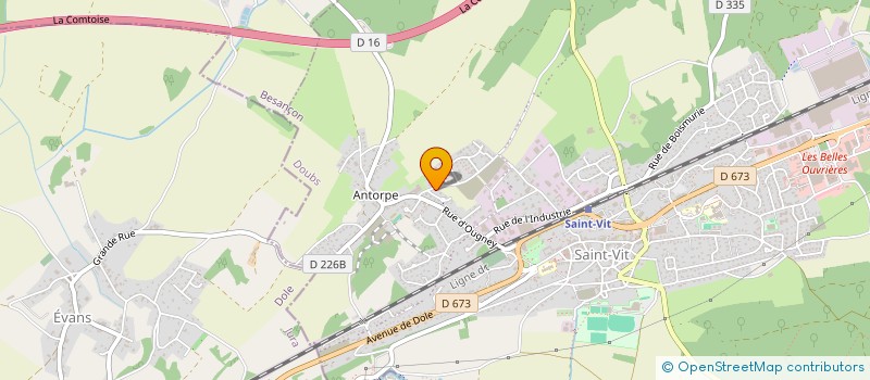 localisation de l'entreprise LA LIBERTE  SAINT-VIT