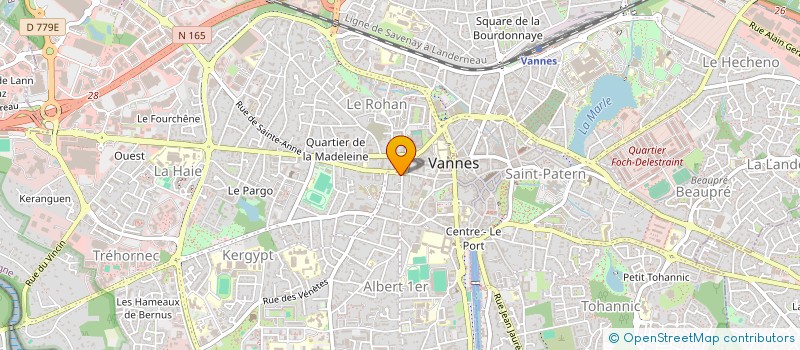 localisation de l'entreprise LA LIBERTE à VANNES