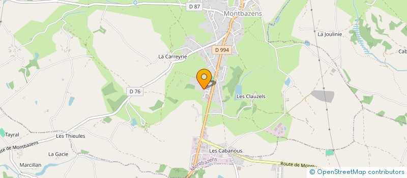 localisation de l'entreprise LA LIBERTE  VAUREILLES