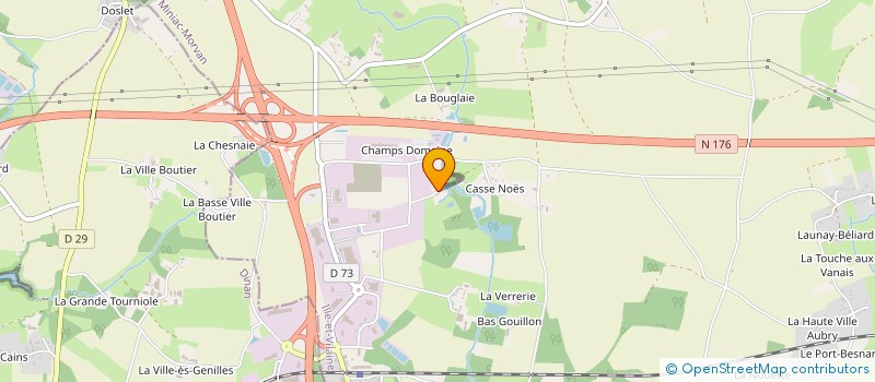 localisation de l'entreprise LA LIBERTE  MINIAC-MORVAN