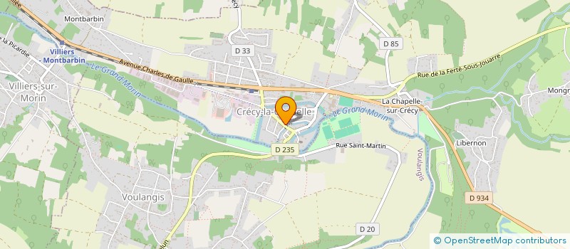 localisation de l'entreprise LA LIBRAIRIE CAFE  CRECY-LA-CHAPELLE