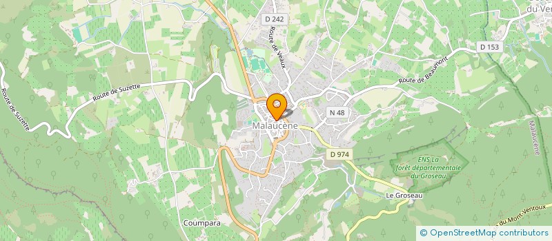 localisation de l'entreprise LA LIBRAIRIE DE MALAUCENE  MALAUCENE