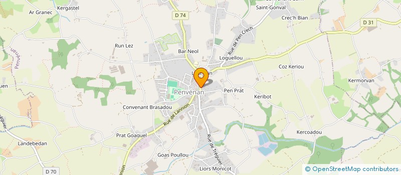 localisation de l'entreprise LA LIBRAIRIE DE PENVENAN  PENVENAN