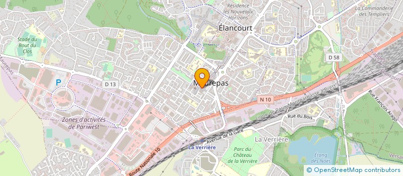 localisation de l'entreprise LA LIBRAIRIE DU CENTRE  MAUREPAS