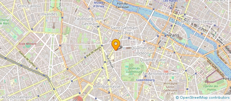 localisation de l'entreprise LA LIBRAIRIE HUMANISTE à PARIS