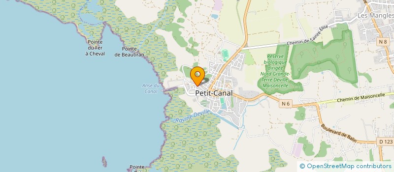 localisation de l'entreprise LA LIBRAIRIE PLUS à PETIT-CANAL