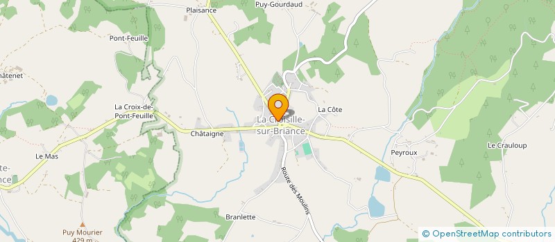 localisation de l'entreprise LA LIBRAIRIE SAUVAGE à LA CROISILLE-SUR-BRIANCE
