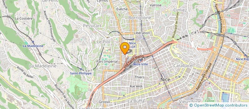 localisation de l'entreprise LA LIBRE ENERGIE EN MOUVEMENT - LIB N 'MOOV à NICE