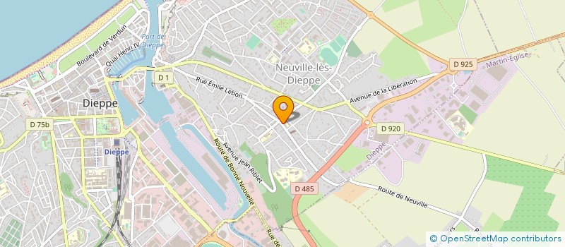 localisation de l'entreprise LA LIBRE PENSEE DIEPPOISE à DIEPPE