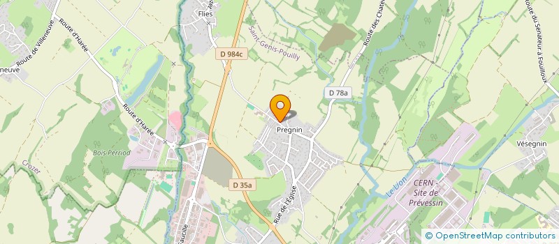 localisation de l'entreprise LA LIBRE PENSEE - FEDERATION DE L AIN à SAINT-GENIS-POUILLY