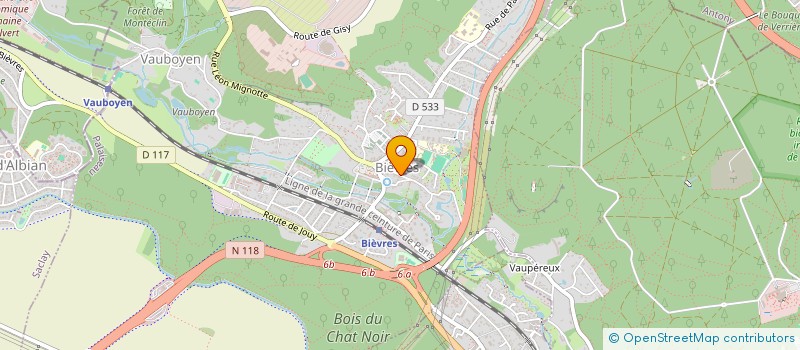 localisation de l'entreprise LA LIBRESTORIE à BIEVRES