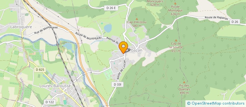 localisation de l'entreprise LA LICE DES CHEVALIERS à SAINT-BERTRAND-DE-COMMINGES