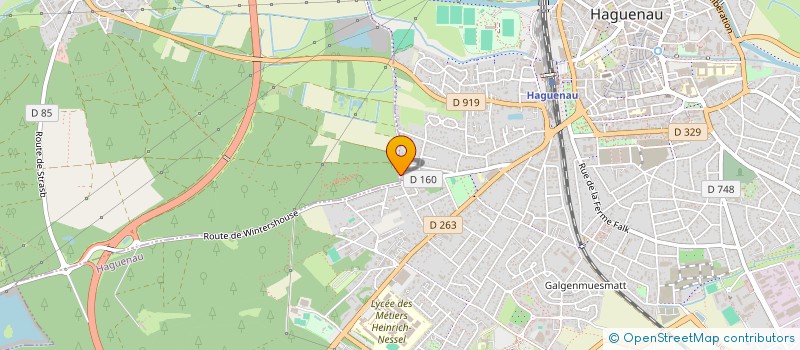 localisation de l'entreprise LA LICHTENBERGEOISE  HAGUENAU