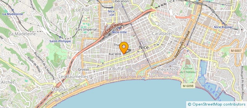 localisation de l'entreprise LA LICORNE à NICE