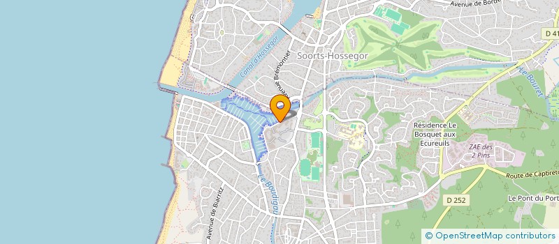 localisation de l'entreprise LA LICORNE  CAPBRETON